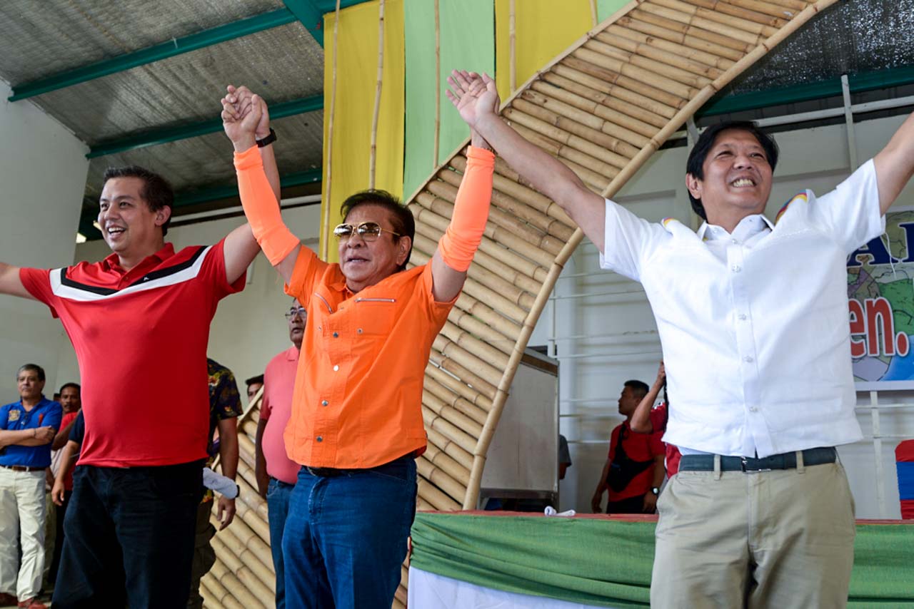 Bongbong In Vigan Allies Campaign For Binay Marcos Ticket