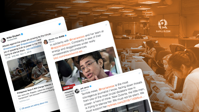 Journalists Media Groups And Advocates Slam Attempt To Silence Rappler