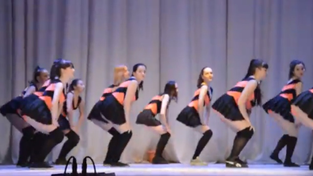 Dance russian girl twerk Russian School