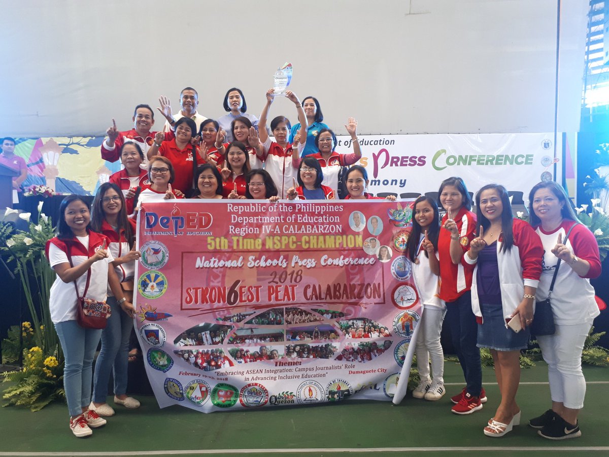 Calabarzon overall champion in National Schools Press ...