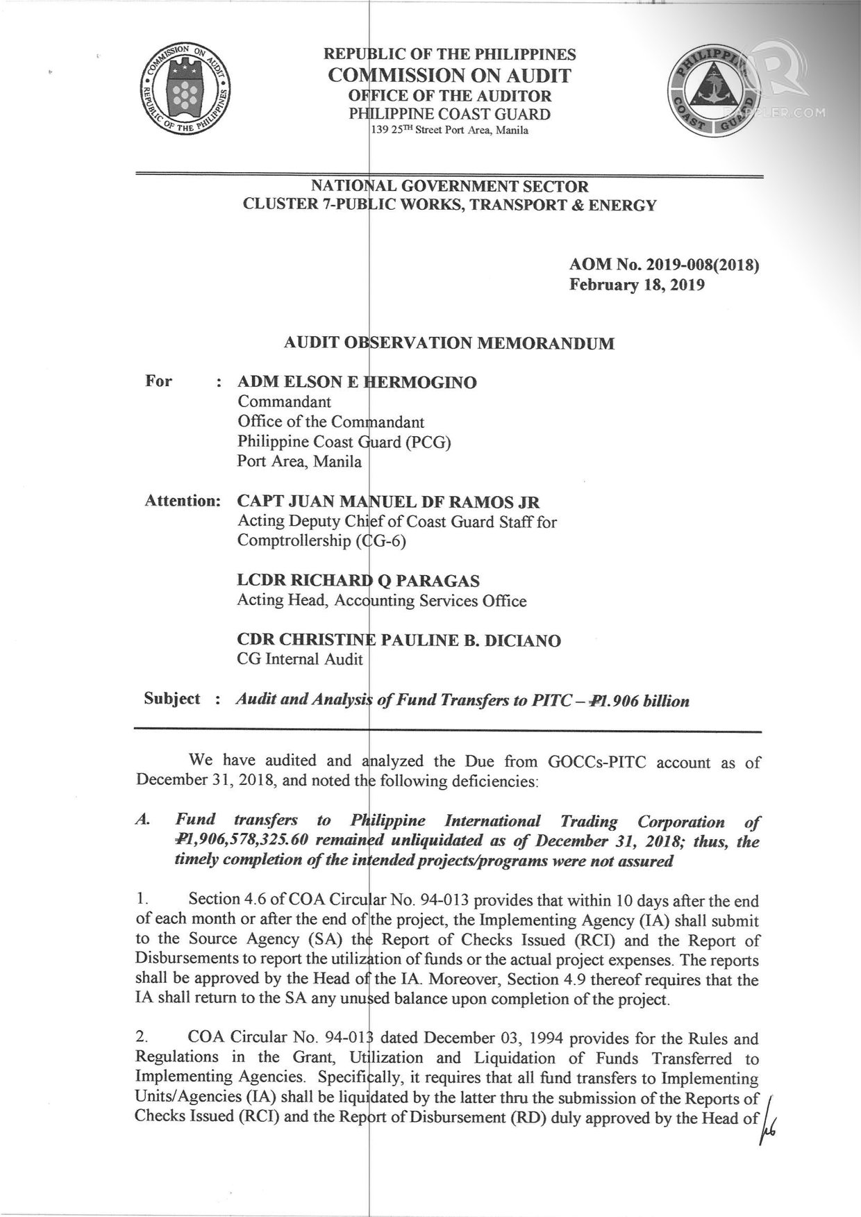 auditors-flag-p3-6b-in-philippine-coast-guard-transactions