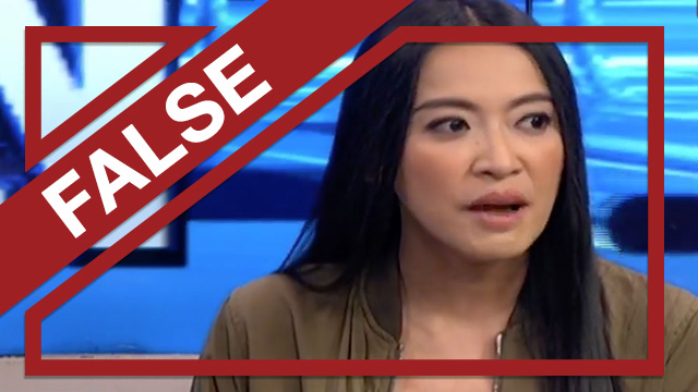 False Mocha Uson Says She Does Not Spread Fake News