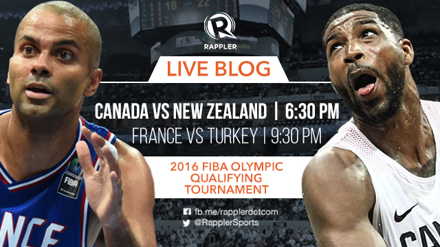 LIVE BLOG: FIBA OQT semis - CAN vs NZ, FRA vs TUR