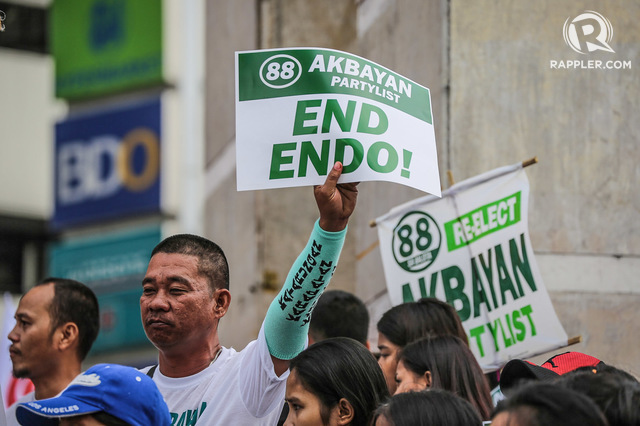 PROMISE. President Rodrigo Duterte has made a campaign promise to end labor-only contracting. File photo by Jire Carreon/Rappler 