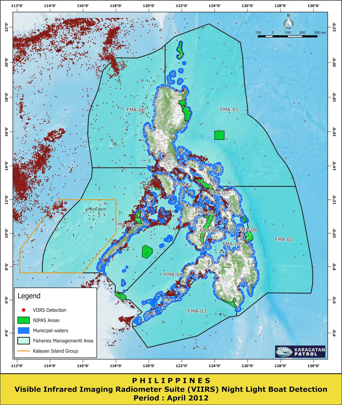 Satellite maps show foreign vessels swarming Philippine waters