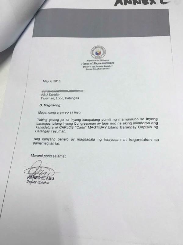 Sample Letter To Barangay Officials - sample