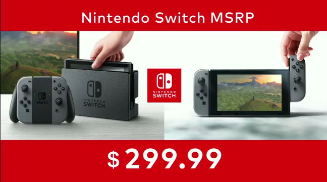 nintendo switch console price