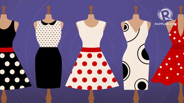 polka dots dress for new year