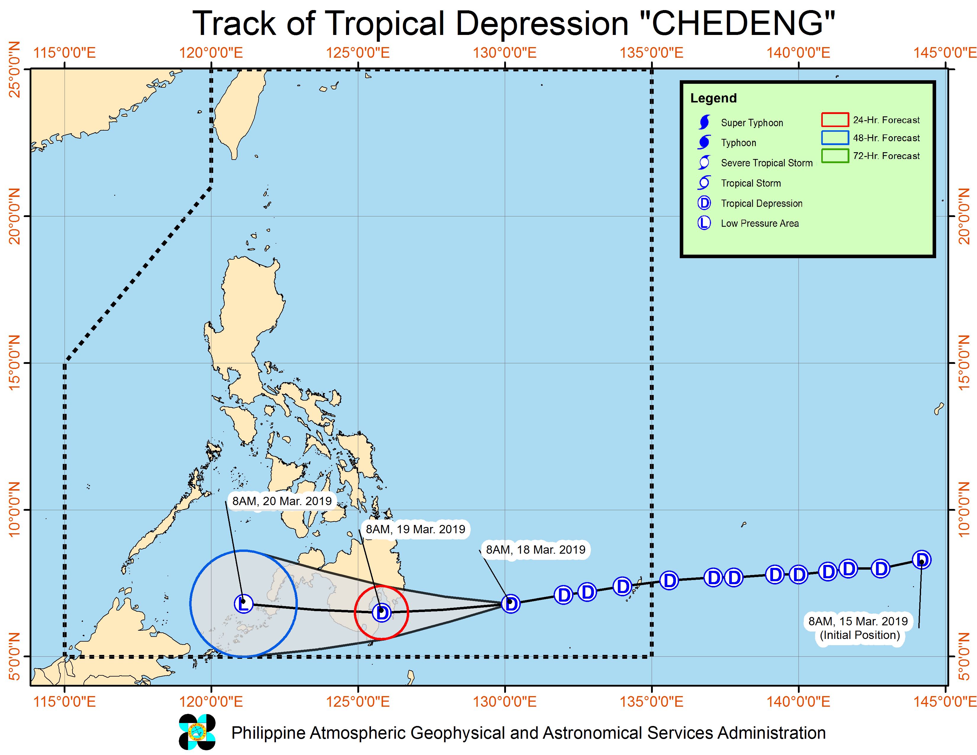 Tropical Depression Chedeng To Affect Davao, Caraga