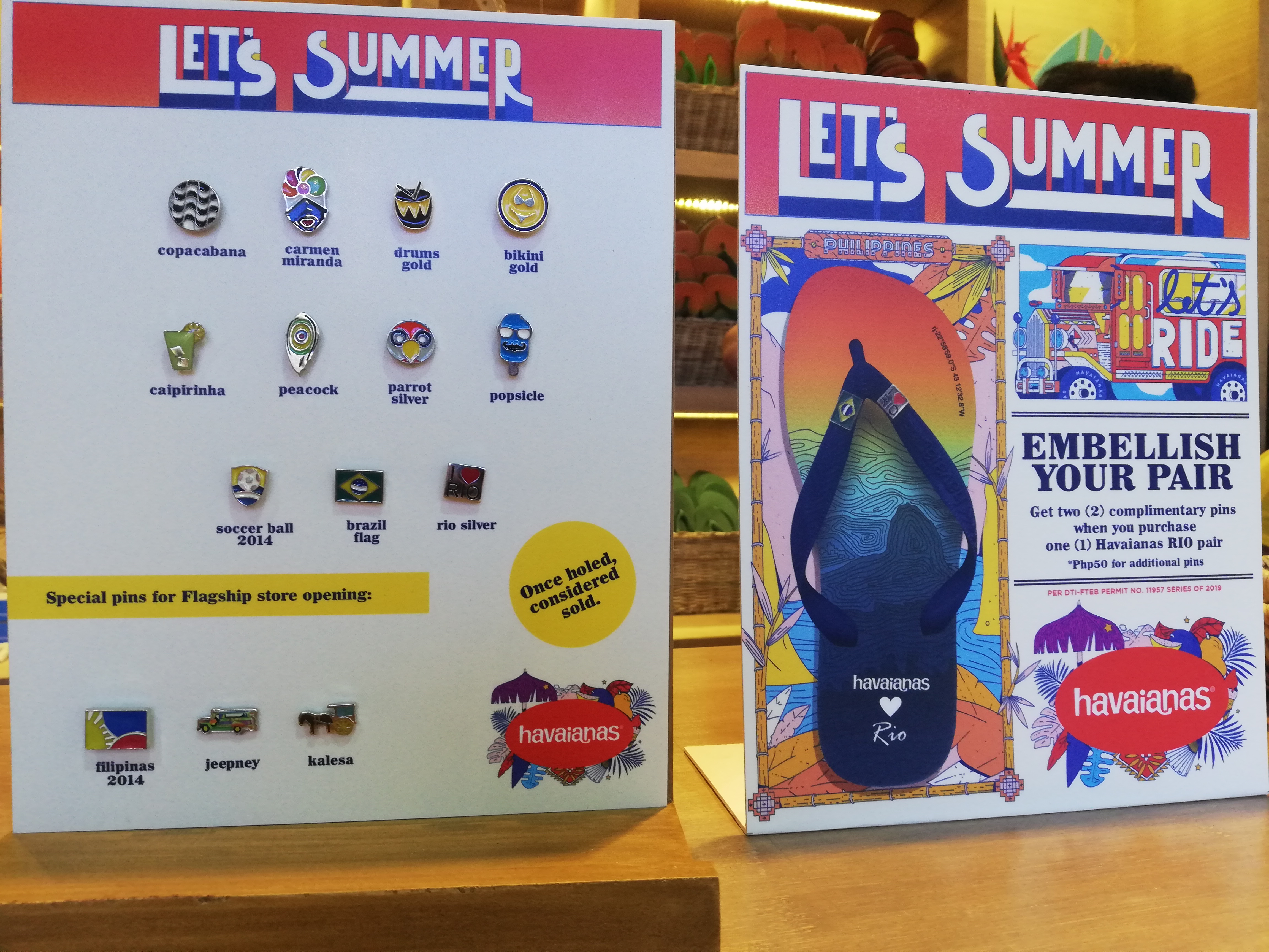 havaianas pins