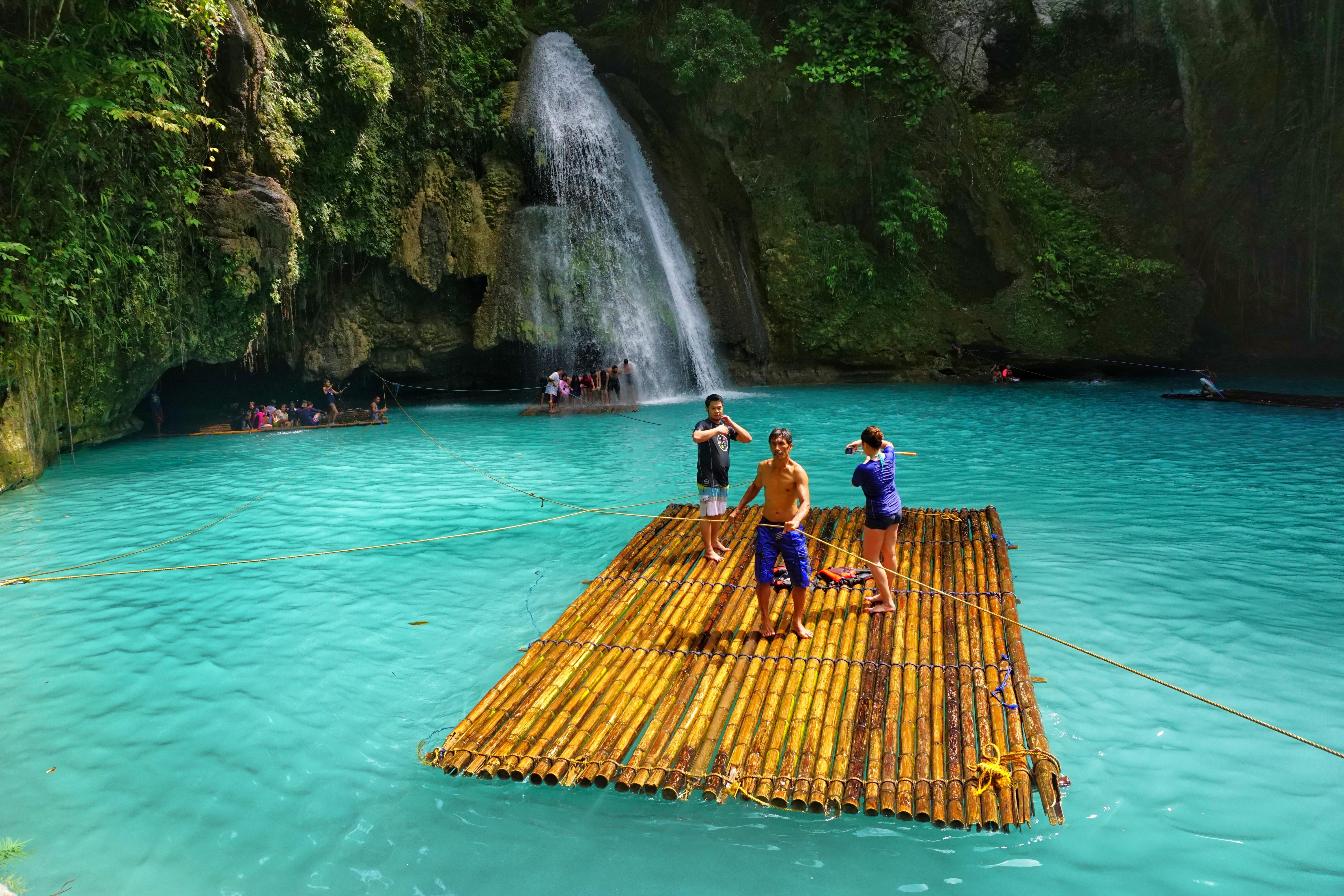 Where I Ve Been At Kawasan Falls Blue Is The Color Of Fun