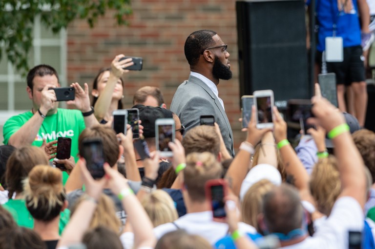 IN PHOTOS: LeBron James opens public school in Akron